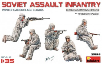 MiniArt 35226 Soviet Assault Infantry (Win.Camouflage Cloaks) 1:35