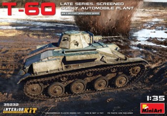 MiniArt 35232 T-60 Late Series,Screened(Gorky Plant) Int.Kit 1:35
