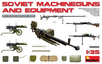 MiniArt 35255 Soviet Machineguns & Equipment 1:35