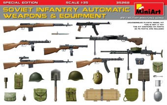 MiniArt 35268 Sov.Inf.Automatic Weapons&Equipment.Sp.Ed. 1:35