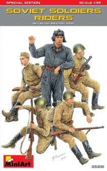 MiniArt 35281 Soviet Soldiers Riders. Special Edition 1:35