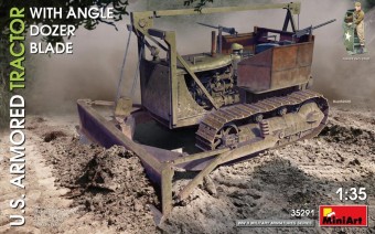 MiniArt 35291 U.S. Armored Tractor w/Angle Dozer Blade 1:35