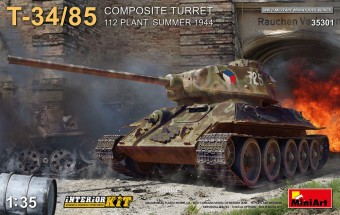 MiniArt 35301 T-34-85 Composite Turret. 112 Plant. Summer 1944 Interior Kit 1:35