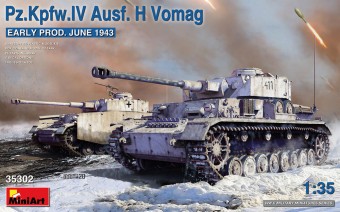 MiniArt 35302 Pz.Kpfw.IV Ausf. H Vomag. Early Prod. (June 1943) 1:35