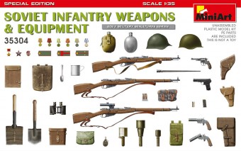 MiniArt 35304 Soviet Infantry Weapons and Equipment. Spec. Ed. 1:35
