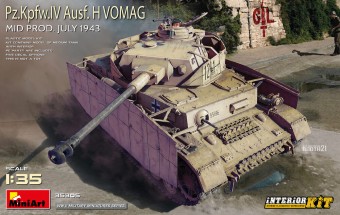 MiniArt 35305 Pz.Kpfw.IV Ausf. H Vomag. Mid Prod. (July 1943) Interior Kit 1:35