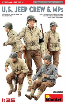 MiniArt 35308 U.S. Jeep Crew & MPs. Special Edition 1:35