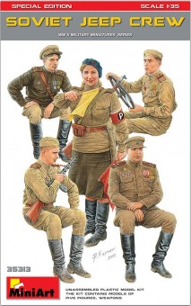 MiniArt 35313 Soviet Jeep Crew. Special Edition 1:35