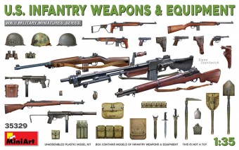 MiniArt 35329 U.S. Infantry Weapons & Equipment 1:35