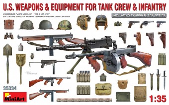 MiniArt 35334 U.S. Weapons & Equipment for Tank Crew & Infantry 1:35