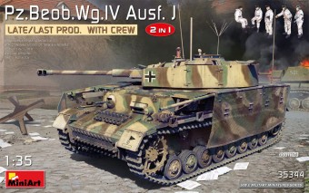 MiniArt 35344 Pz.Beob.Wg.IV Ausf. J Late/Last Prod. 2 in 1 w/Crew 1:35