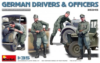 MiniArt 35345 German Drivers & Officers 1:35