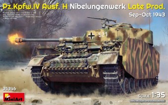 MiniArt 35346 Pz.Kpfw.IV Ausf. H Nibelungenwerk Late Prod. (Sep-Oct 1943) 1:35