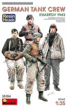 MiniArt 35354 German Tank Crew.Kharkov 1943. Resin Heads 1:35