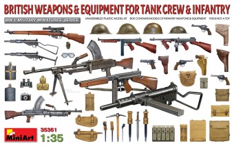 MiniArt 35361 British Weapons & Equipment For Tank Crew & Infantry 1:35