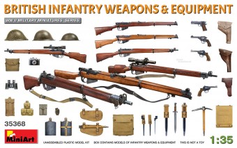 MiniArt 35368 British Infantry Weapons & Equipment 1:35