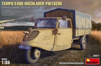 MiniArt 35371 Tempo E400 Hochlader Pritsche. German 3-Wheel Delivery Truck 1:35