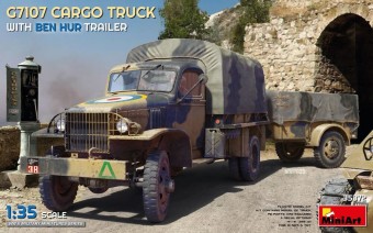 MiniArt 35372 G7107 Cargo Truck with Ben Hur Trailer 1:35