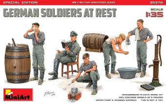 MiniArt 35378 GERMAN SOLDIERS AT REST. SPECIAL EDITION 1:35