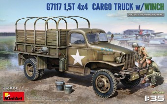 MiniArt 35389 1,5t 4x4 G7117 Cargo Truck w/Winch 1:35