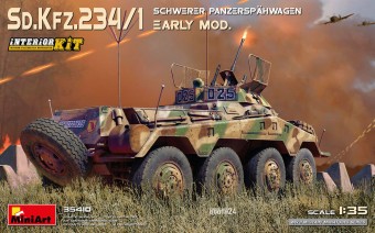 MiniArt 35410 Sd.Kfz.234/1 Schwerer Panzerspahwagen (2 cm). Early Mod. Interior Kit 1:35