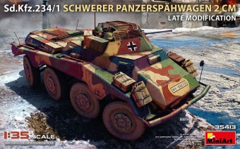 MiniArt 35413 Sd.Kfz.234/1 Schwerer Panzerspahwagen (2 cm). Late Mod 1:35