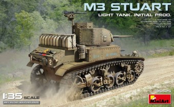 MiniArt 35425 M3 Stuart Light Tank. Initial Prod. 1:35