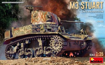 MiniArt 35432 M3 Stuart Light Tank. Late Prod. 1:35