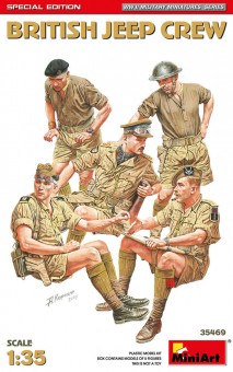 MiniArt 35469 British Jeep Crew. Special Edition 1:35