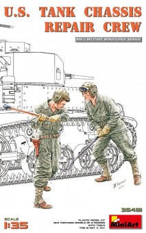 MiniArt 35481 U.S. Tank Chassis Repair Crew 1:35