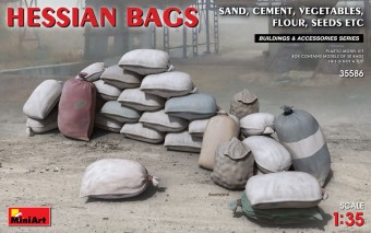 MiniArt 35586 Hessian Bags(sand cement,vegetables flour etc) 1:35