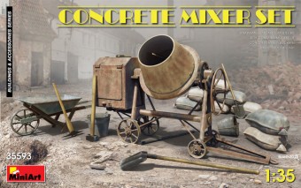 MiniArt 35593 Concrete Mixer Set 1:35