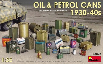 MINIART 35595 1:35 Oil & Petrol Cans 1930-40s