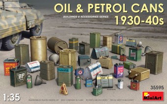 MiniArt 35595 Oil & Petrol Cans 1930-40s 1:35