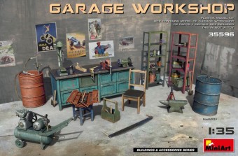 MiniArt 35596 Garage Workshop 1:35