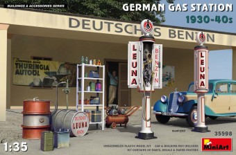 MiniArt 35598 German Gas Station 1930-40s 1:35