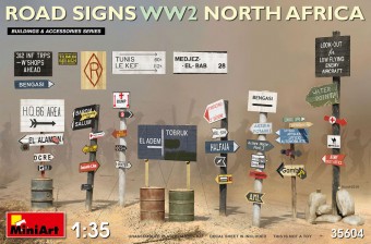 MiniArt 35604 Road Signs WW2 (N.Africa) 1:35