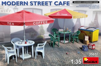 MiniArt 35610 Modern Street Cafe 1:35