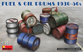 MiniArt 35613 Fuel & Oil Drums 1930-50s 1:35