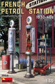 MiniArt 35616 French Petrol Station 1930-40S 1:35