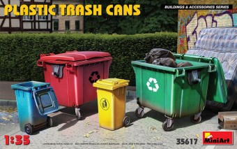 MiniArt 35617 Plastic Trash Cans 1:35