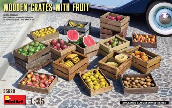 MiniArt 35628 Wooden Crates with Fruit 1:35