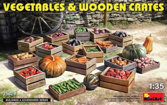 MiniArt 35629 Vegetables & Wooden Crates 1:35