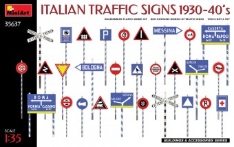 MiniArt 35637 Italian Traffic Signs 1930-40s 1:35