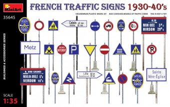 MiniArt 35645 French Traffic Signs 1930-40s 1:35