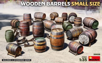 MiniArt 35658 Wooden Barrels Small Size 1:35