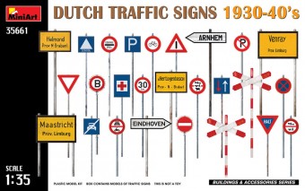 MiniArt 35661 Dutch Traffic Signs 1930-40s 1:35