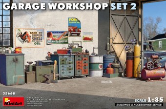 MiniArt 35668 Garage Workshop Set #2 1:35