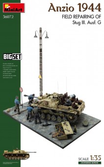 MiniArt 36072 Anzio 1944. Field Repairing of Stug III. Ausf. G. Big Set 1:35