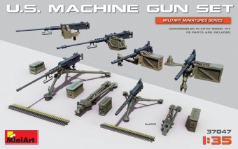 MiniArt 37047 1:35 U.S. Machine Gun Set (with photo-etched parts)
